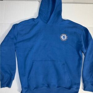 Hollister Boxy Chelsea FC Graphic Hoodie Men Size L